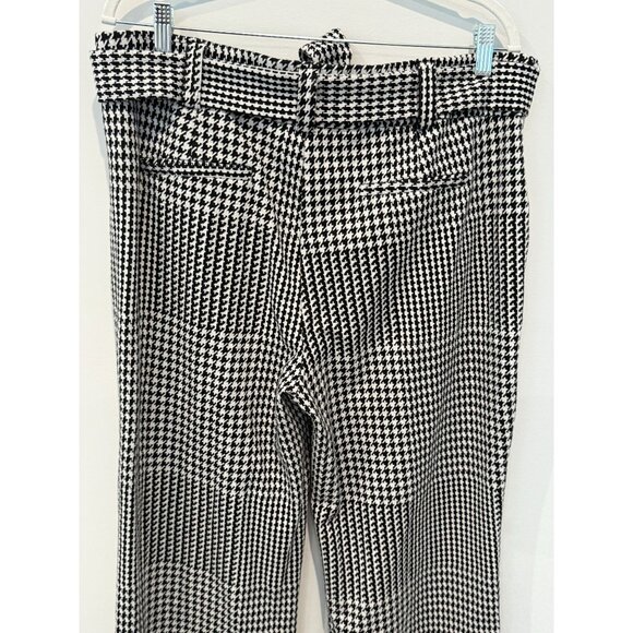 New York and Company Pants Womens Wide Leg Size XL Preppy Houndstooth Plaid Work - Picture 5 of 16